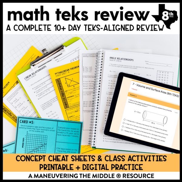 8th Grade TEKS Test Prep