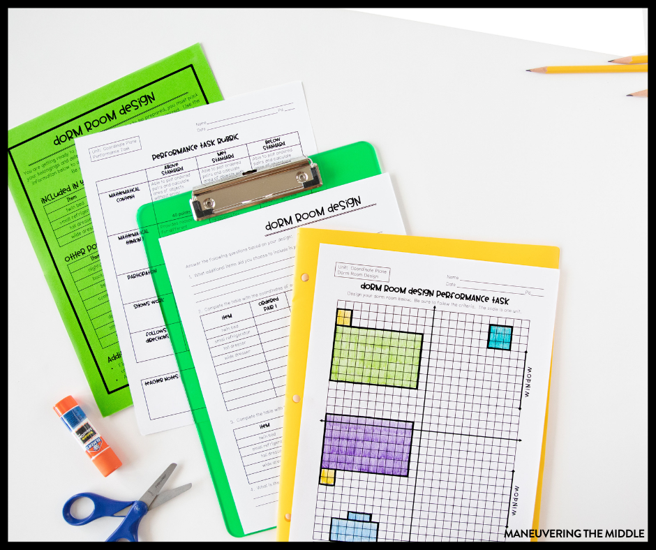 These coordinate plane activities are hands-on and engaging. These tips and ideas will help your students master this skill. | maneuveringthemiddle.com