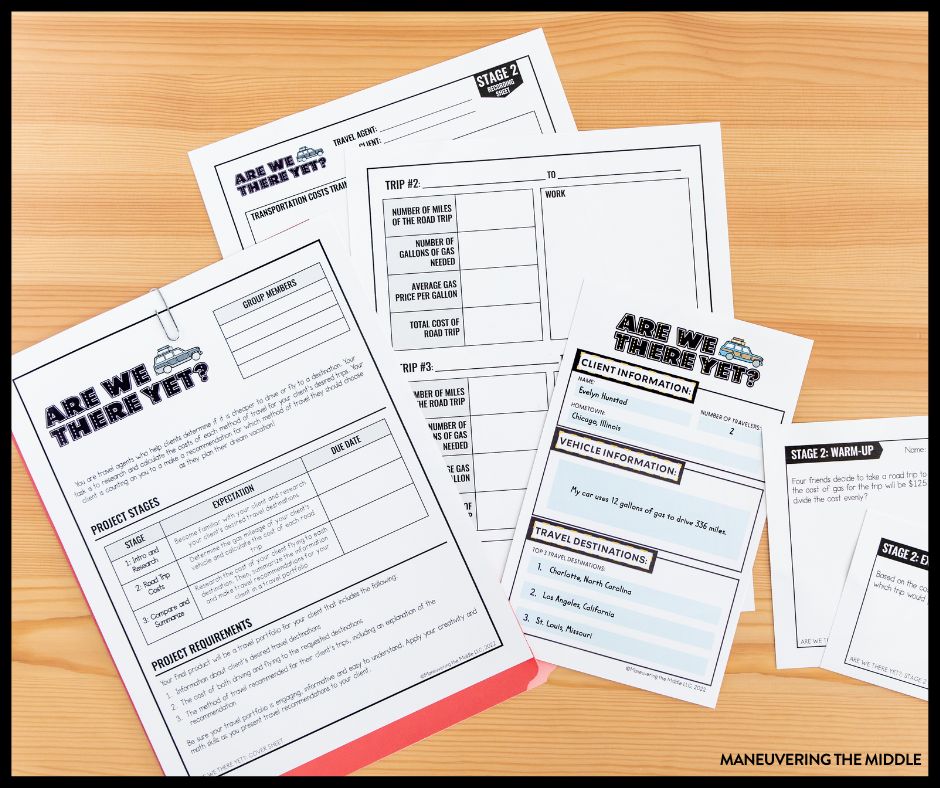 Math projects have so many benefits to your students. Check out why you should try a math project in your classroom. | maneuveringthemiddle.com