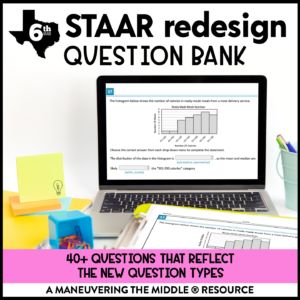 6th Grade Math STAAR Question Bank