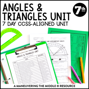 Angle Relationships Unit