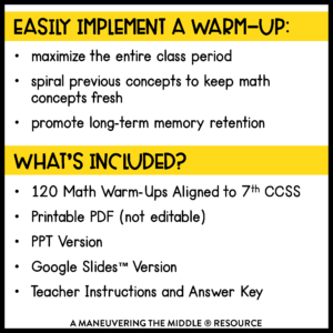 7th grade ccss daily math warm-ups 1