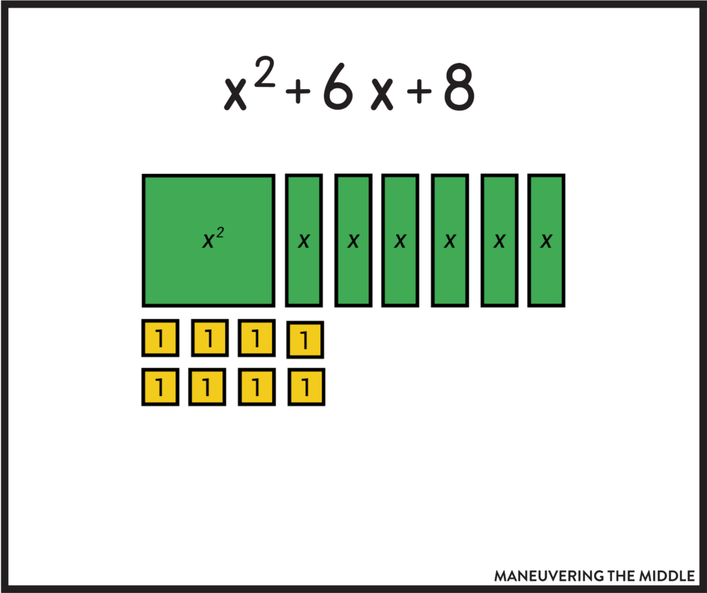 Factoring trinomials sets the stage for solving and graphing quadratic equations. Check out the best methods for teaching this skill! | maneuveringthemiddle.com