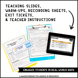 Linear Relationships 8th Grade Project