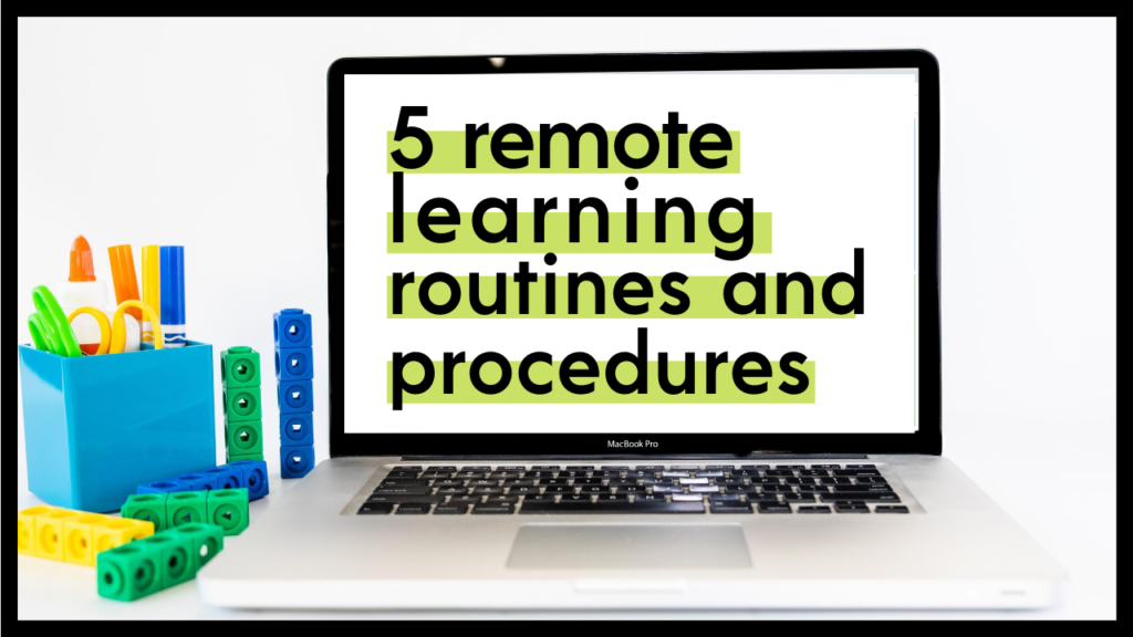 Distance learning has made the need for strong technology routines and procedures more important than ever. Start your year strong by implementing these 5! | maneuveringthemiddle.com