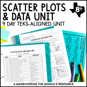Data and Scatter Plots Unit